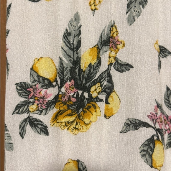 Rue 21 tie front lemon maxi dress 🍋 Womens XL 2 slit front Resort vacation Beach - Picture 9 of 15